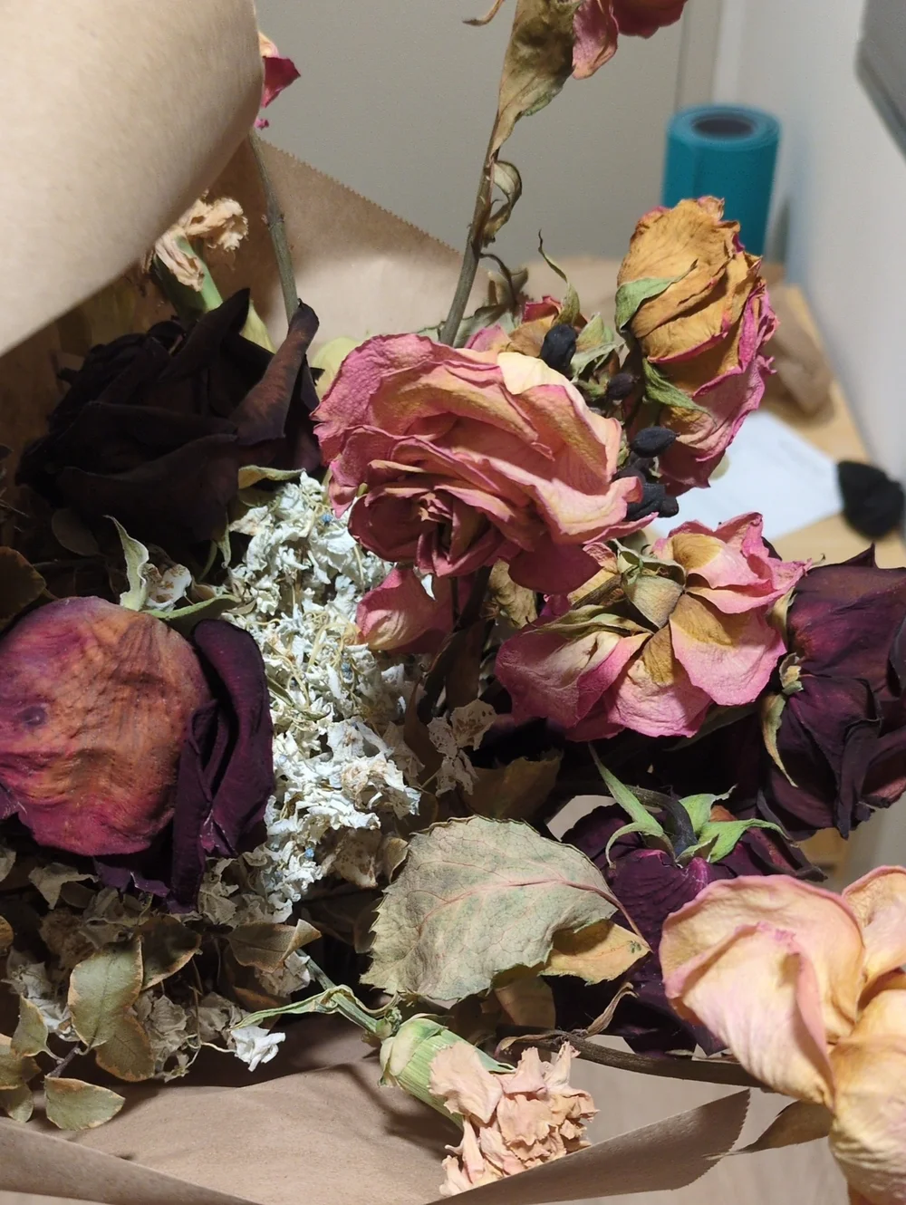 Seattle Pike Place Market Dried Floral Bouquet
